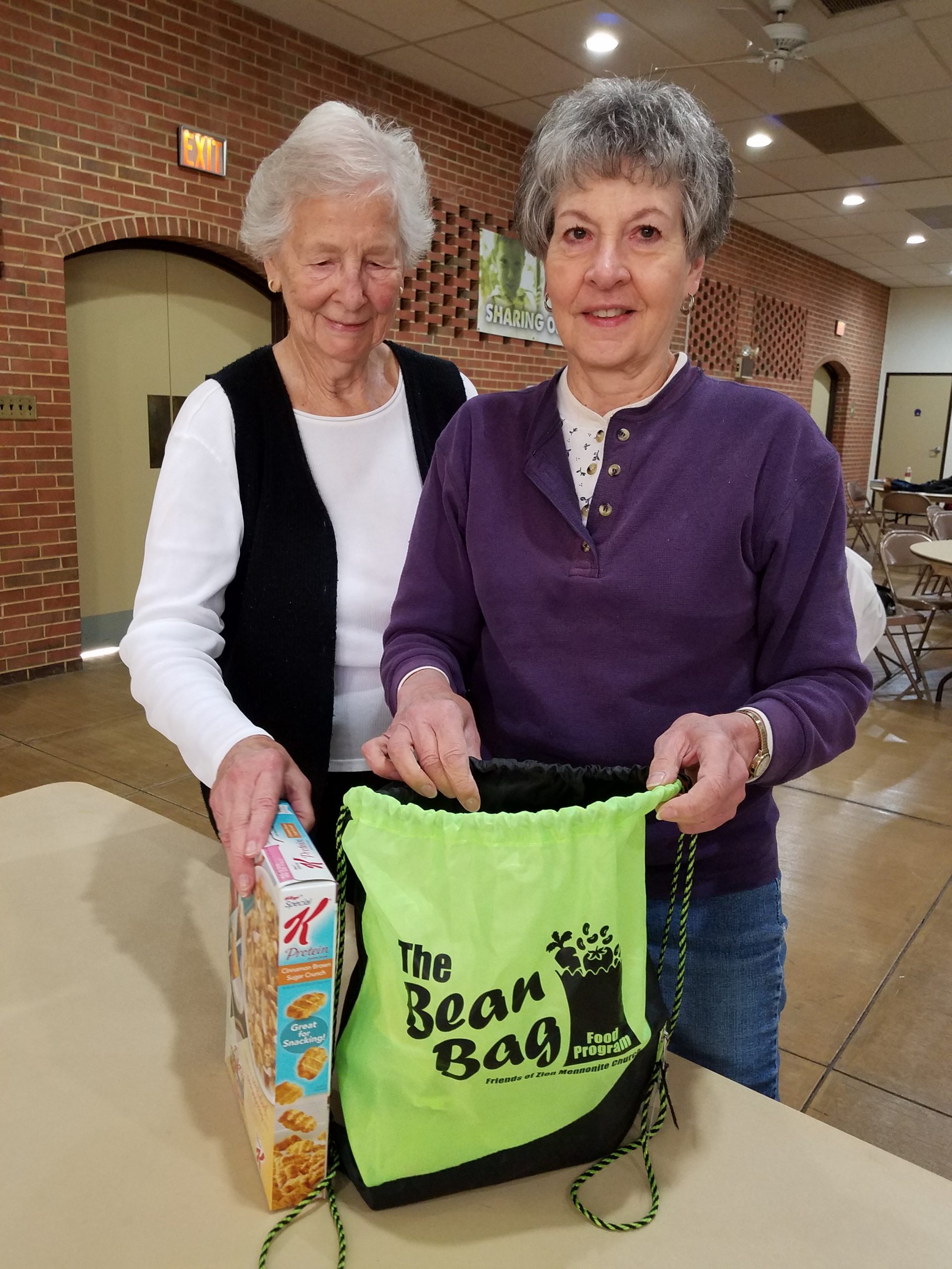 Volunteers for The Bean Bag Food Program