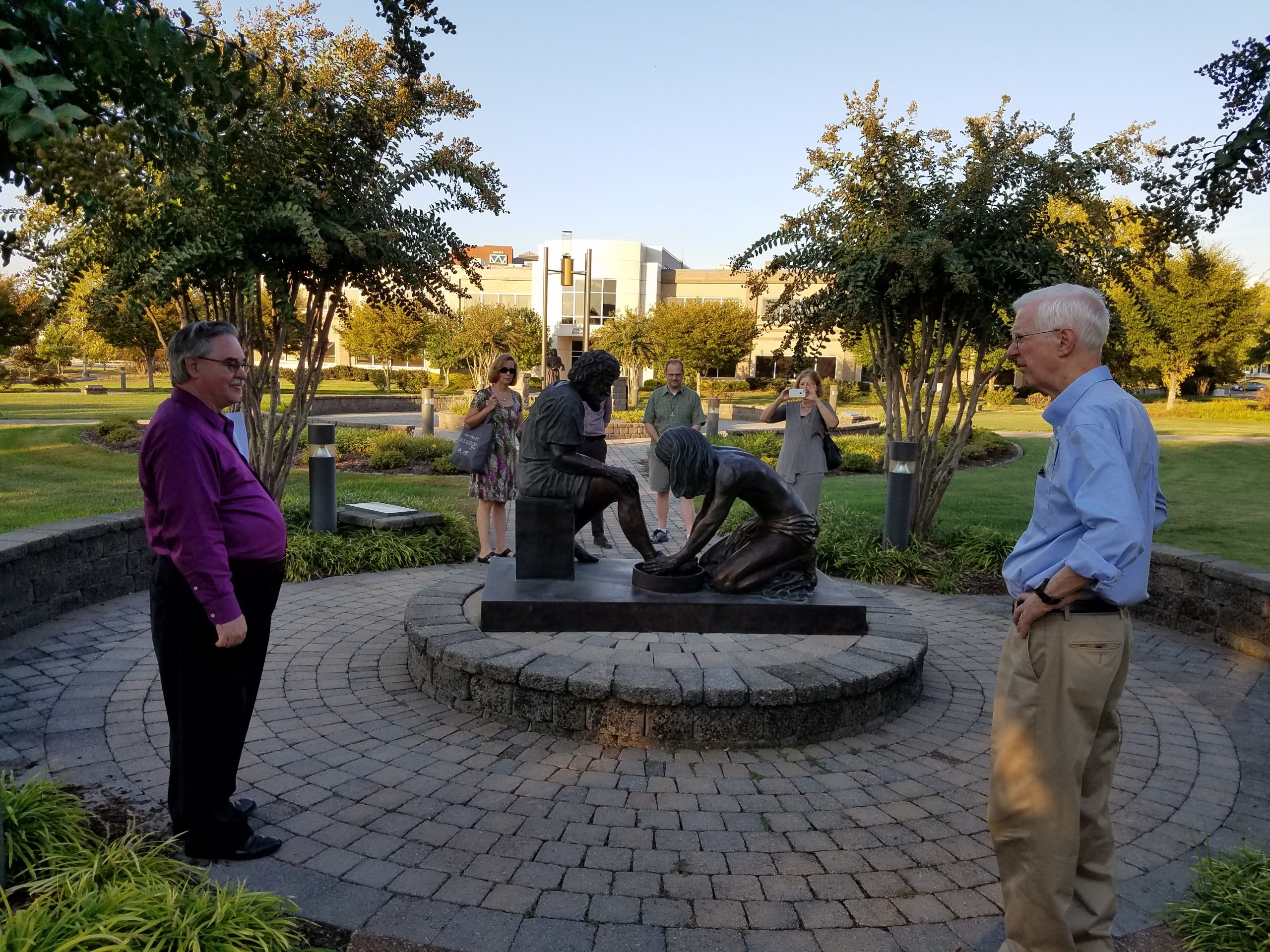 Footwashing sculpture