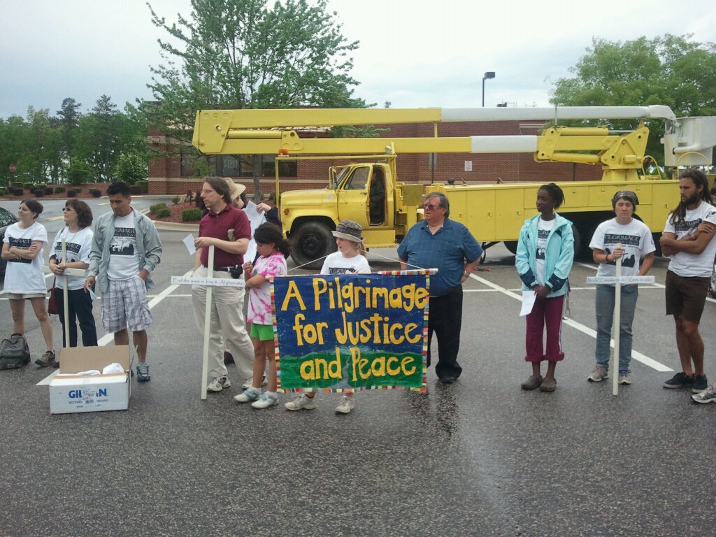 Vigil hosted by Chapel Hill Mennonite Fellowship.