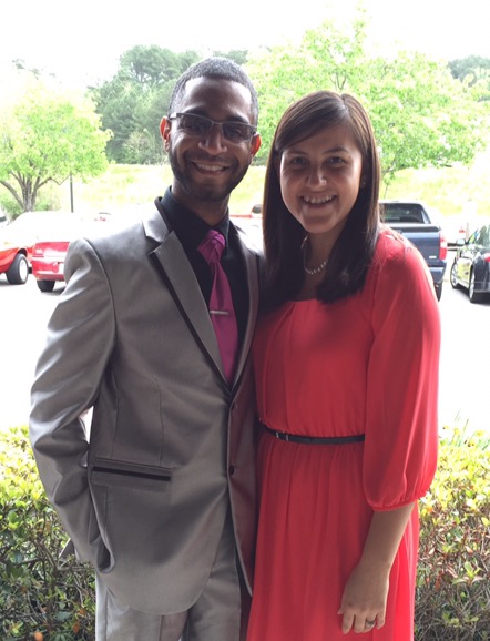 Regina Altman and her husband Antwan after church. (Photo provided)