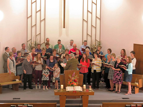 Salem anniversary choir
