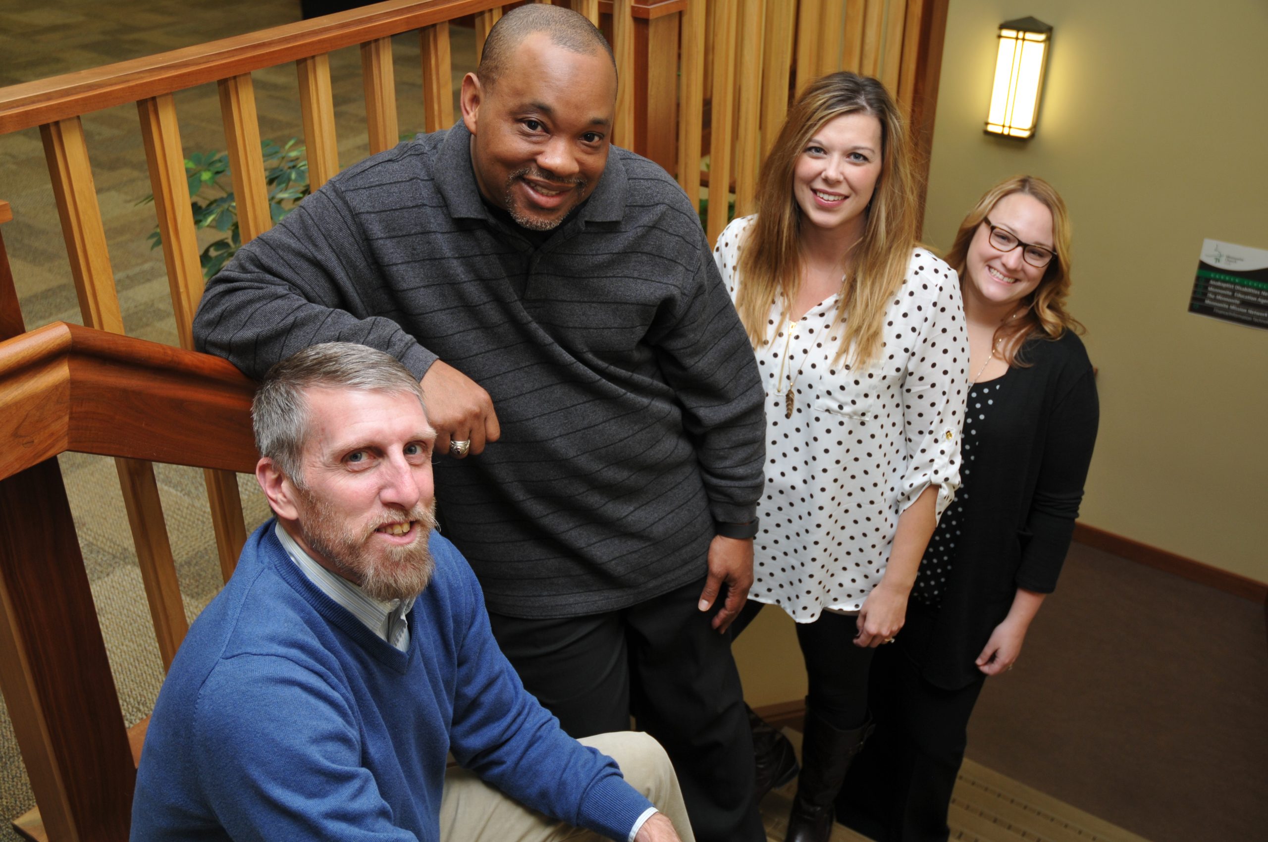 Convention Planning staff (l. to r.): Scott Hartman, Glen Alexander Guyton, Tonya Keim Bartel, Sarah Chase