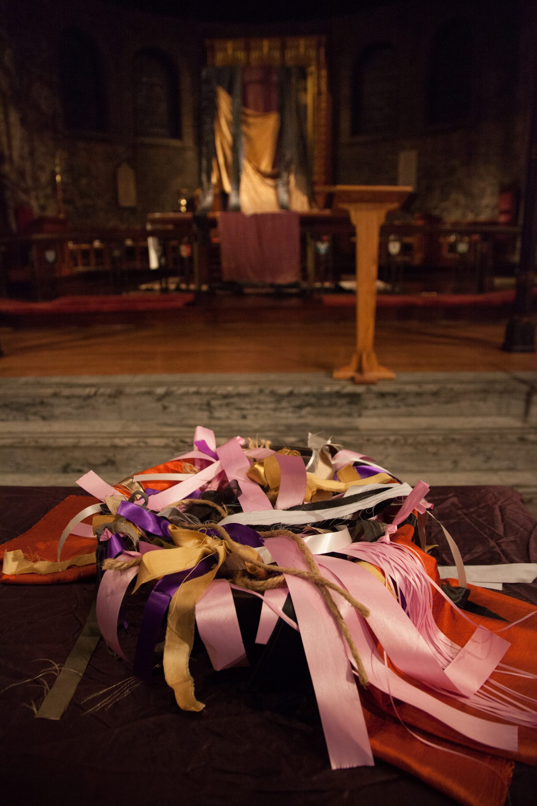 At the Service of Lament and Hope at KC2015, each person gathered received a ribbon to hold throughout the service. 