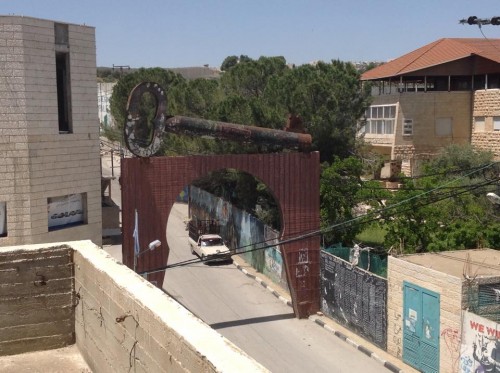 Entrance to Aida Refugee Camp