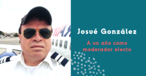 Josué González, a un año como moderador electo 