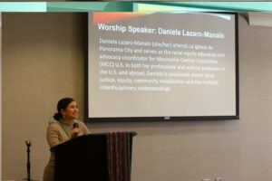 Keynote speaker Daniela Lazaro-Manalo 