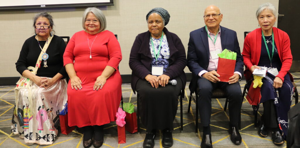 Hope for the Future honorees, seated. 