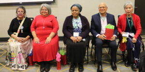 Hope for the Future honorees, seated.