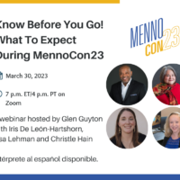 MennoCon23 general info webinar Facebook graphic
