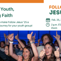 Youth Follow Jesus 25 webinar -Twitter graphic