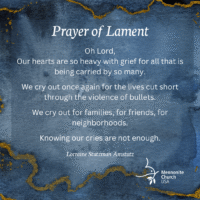 Prayer of Lament for shooting Aug 2025