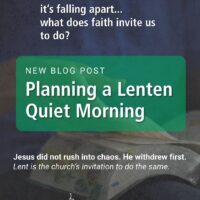 planning-lenten-quiet-morning