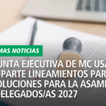 La junta ejecutiva de MC USA comparte lineamientos para resoluciones para la Asamblea de delegados/as 2027